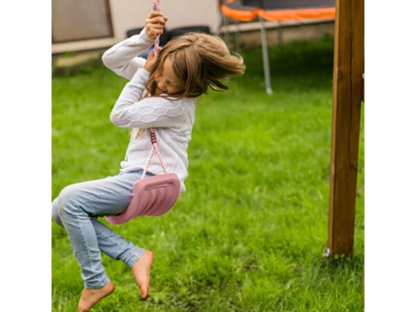 HUŚTAWKA DESKA PLASTIKOWA 43cm - różowy