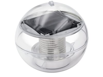 LAMPA LAMPKA SOLARNA LED PŁYWAJĄCA KULA DO BASENU RGB 11CM