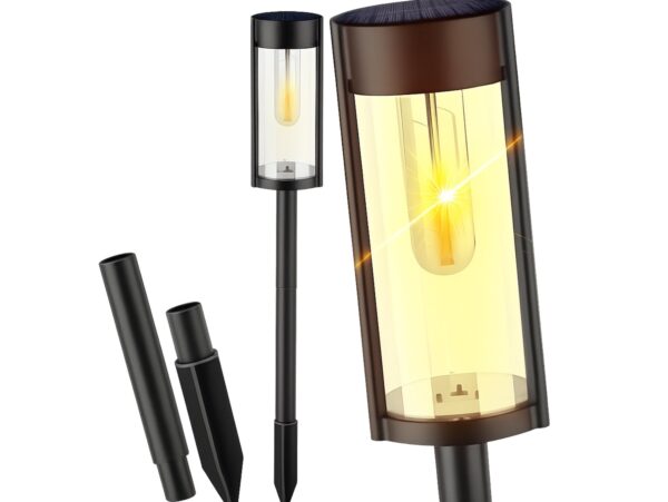 LAMPA LAMPKA SOLARNA OKRĄGŁA 53x6,7cm - ciepły biały