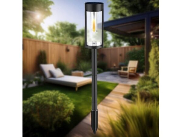 LAMPA LAMPKA SOLARNA OKRĄGŁA 53x6,7cm - ciepły biały