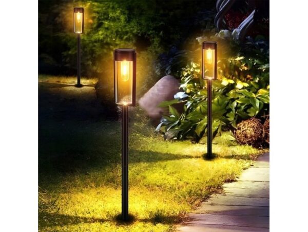 LAMPA LAMPKA SOLARNA OKRĄGŁA 53x6,7cm - ciepły biały