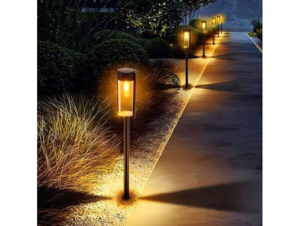 LAMPA LAMPKA SOLARNA OKRĄGŁA 53x6,7cm - ciepły biały