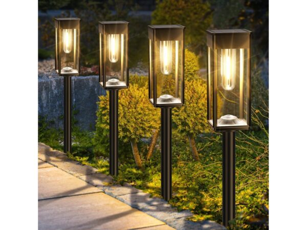 LAMPA LAMPKA SOLARNA OKRĄGŁA 53x6,7cm - zimny biały