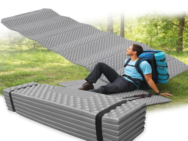 MATA SKŁADANA KARIMATA 180x60 - szary