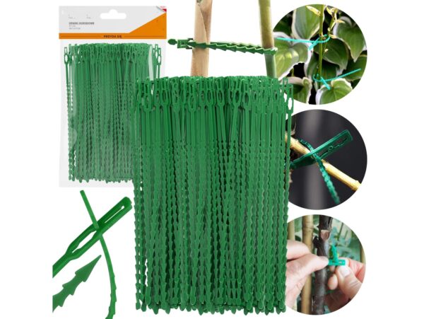 OPASKI DO KWIATÓW REGULOWANE 17CM 100SZT