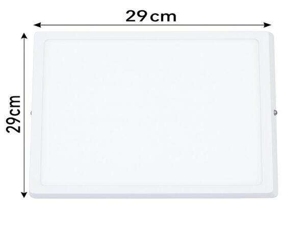 PANEL LAMPA LED PLAFON 29CM 24W - biały/ciepły biały