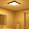 PANEL LAMPA LED PLAFON 29CM 24W - czarny