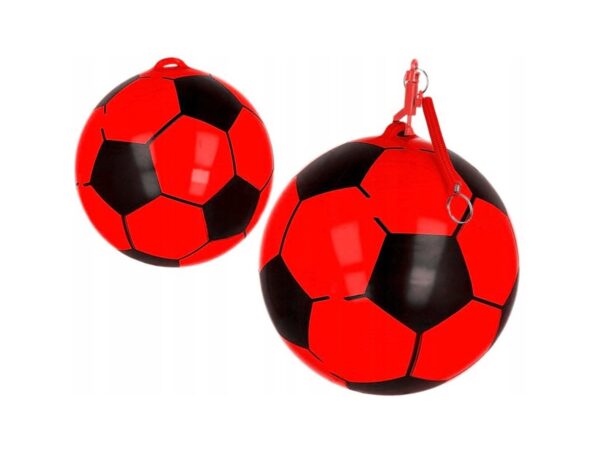 PIŁKA NA SPRĘŻYNIE - czerwona