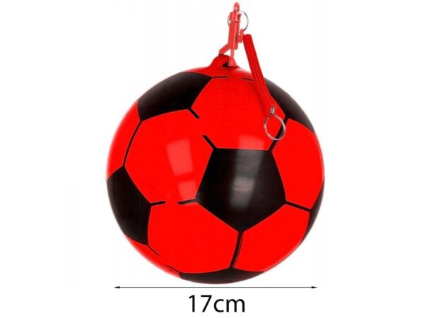 PIŁKA NA SPRĘŻYNIE - czerwona