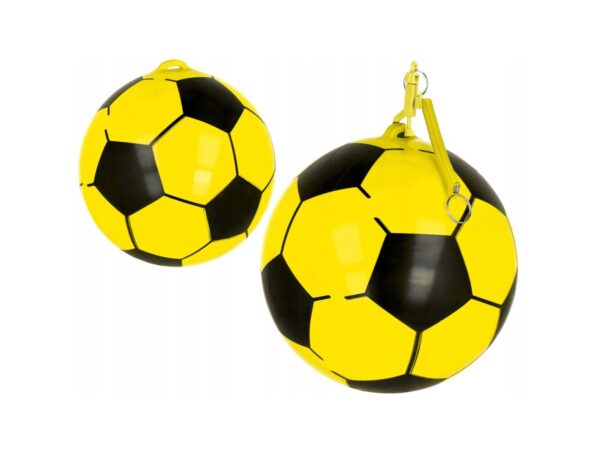 PIŁKA NA SPRĘŻYNIE - żółta