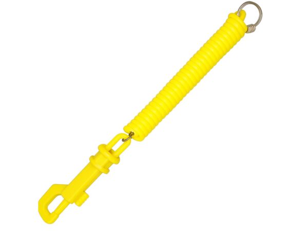 PIŁKA NA SPRĘŻYNIE - żółta