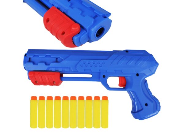 PISTOLET NA STRZAŁKI - niebieski