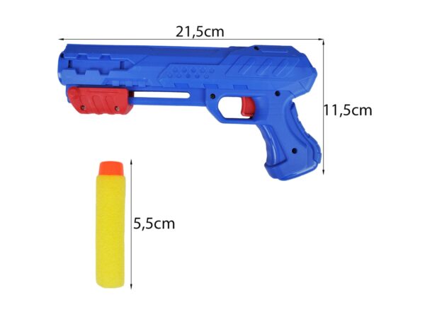 PISTOLET NA STRZAŁKI - niebieski