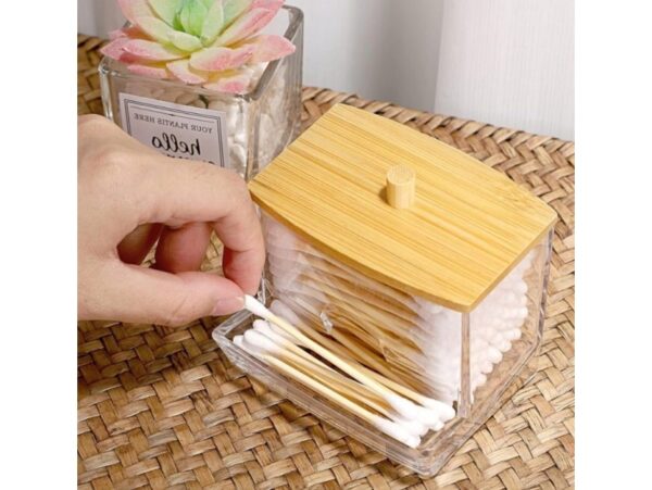 POJEMNIK NA PATYCZKI DO USZU BAMBUS