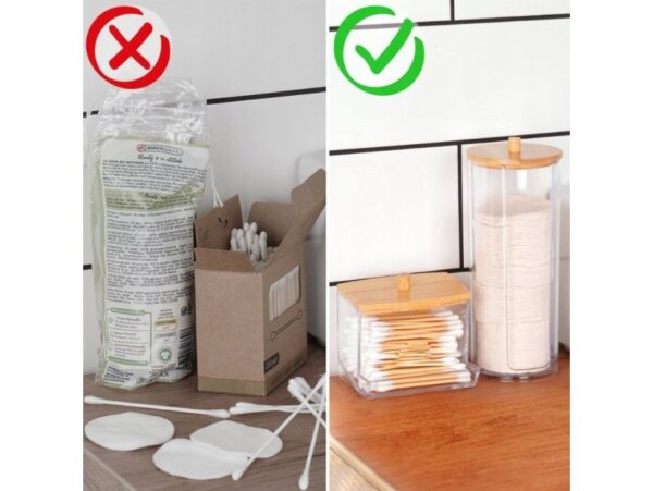 POJEMNIK NA PATYCZKI DO USZU BAMBUS