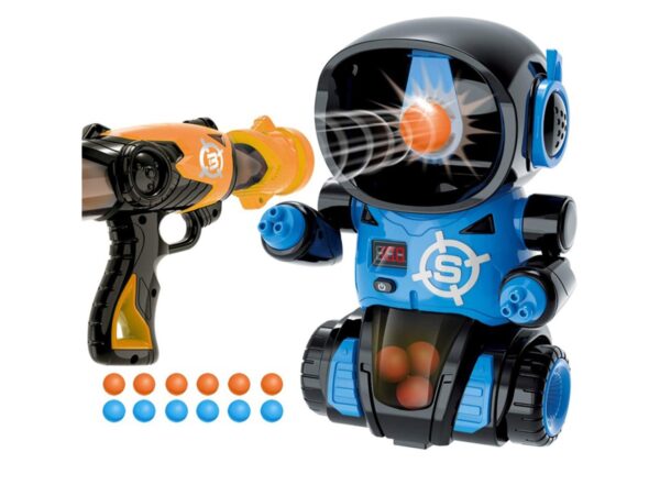 ROBOT Z PISTOLETAMI I PIŁKAMI 25,5CM