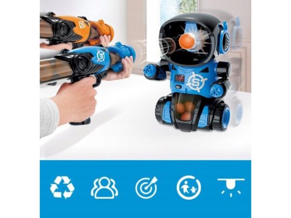 ROBOT Z PISTOLETAMI I PIŁKAMI 25,5CM