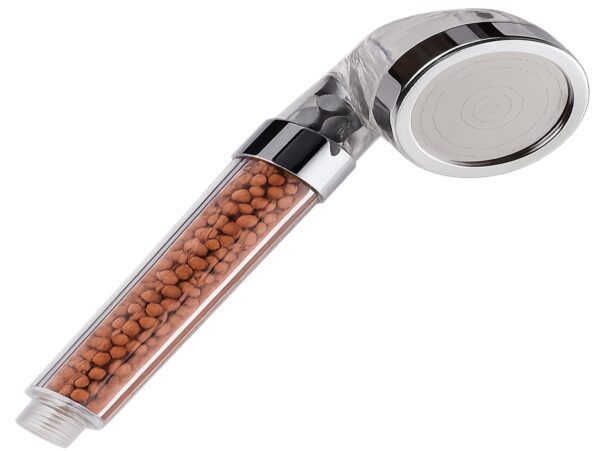 SŁUCHAWKA PRYSZNICOWA Z FILTREM JONIZACJA (dł: 21cm, śr: 6cm)