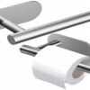UCHWYT NA PAPIER TOALETOWY 16x8CM - srebrny