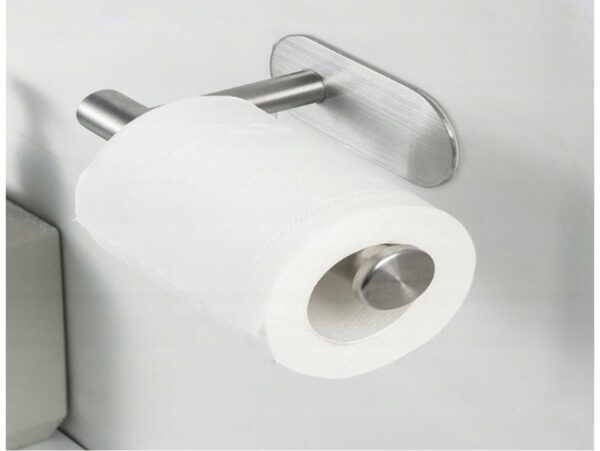 UCHWYT NA PAPIER TOALETOWY 16x8CM - srebrny