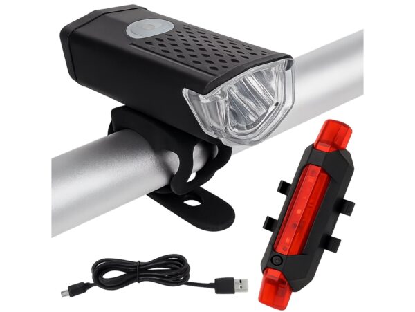 ZESTAW LAMPEK ROWEROWYCH PRZÓD TYŁ