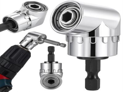 ADAPTER KĄTOWY NASADKA UCHWYT KLUCZ HEX WKRĘTARKI