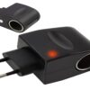 ADAPTER PRZEJŚCIÓWKA 220V 230V / 12V ZAPALNICZKI