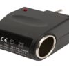 ADAPTER PRZEJŚCIÓWKA 220V 230V / 12V ZAPALNICZKI