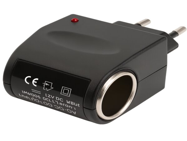 ADAPTER PRZEJŚCIÓWKA 220V 230V / 12V ZAPALNICZKI