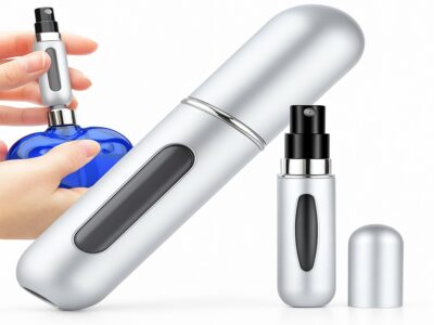 ATOMIZER PERFUM PODRÓŻNY 5ml - srebrny