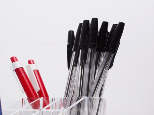 DŁUGOPISY TRADYCYJNE 10SZT - czarny