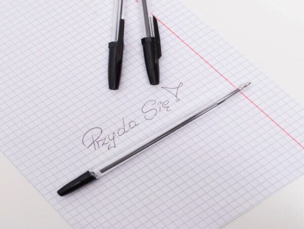 DŁUGOPISY TRADYCYJNE 10SZT - czarny