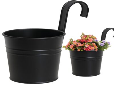 DONICZKA BALKONOWA 16CM - czarny