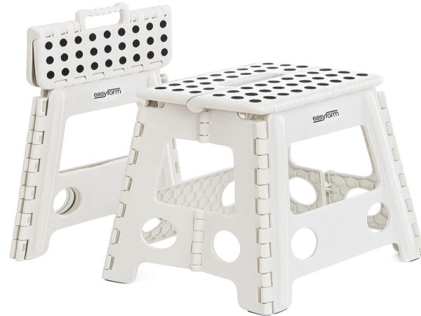 EASYFORM TABORET STOŁEK SKŁADANY 39CM - biały