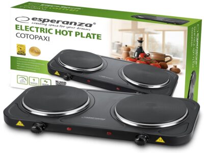 ESPERANZA KUCHENKA ELEKTRYCZNA COTOPAXI CZARNA