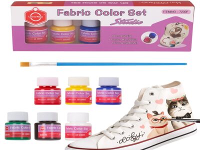 FARBY DO MALOWANIA TKANIN 6szt
