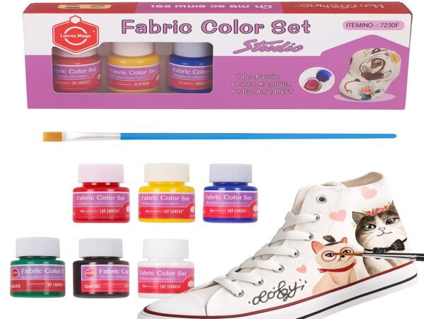 FARBY DO MALOWANIA TKANIN 6szt