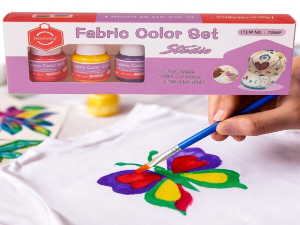 FARBY DO MALOWANIA TKANIN 6szt