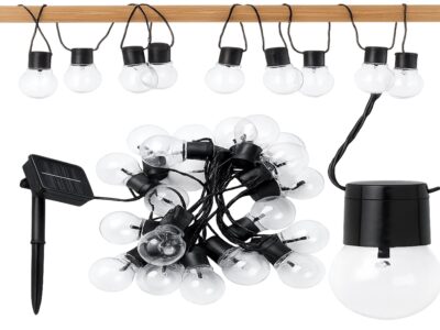GIRLANDA ŚWIETLNA SOLARNA LAMPKI 20xLED ŻARÓWKI