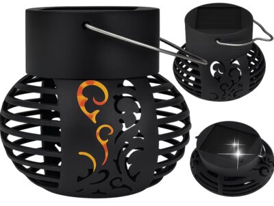 LAMPA OGRODOWA SOLARNA KULA WISZĄCA - 9x7 wzór 2