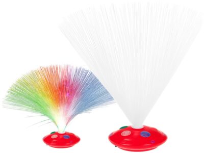LAMPKA LAMPA UFO LED 32x10cm - czerwony