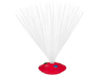 LAMPKA LAMPA UFO LED 32x10cm - czerwony