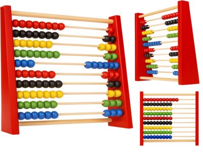 LICZYDŁO DREWNIANE EDUKACYJNE KOLOROWE SZKOLNE