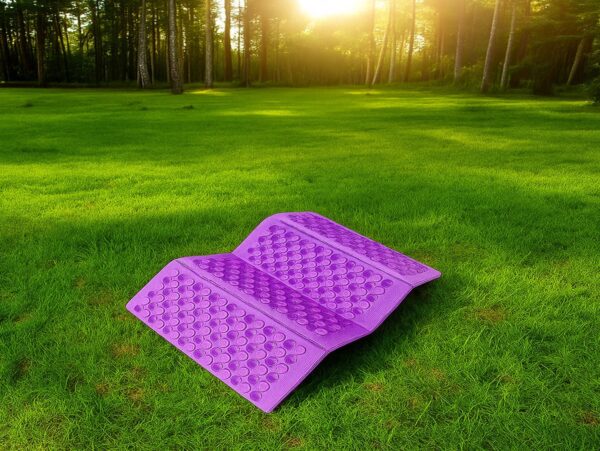 MATA DO SIEDZENIA SKŁADANA - fioletowy