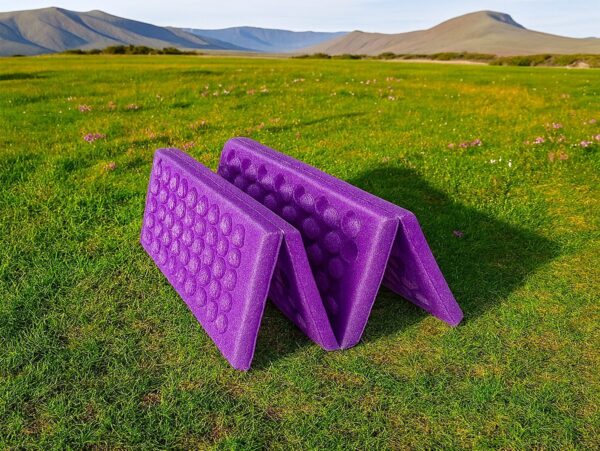 MATA DO SIEDZENIA SKŁADANA - fioletowy