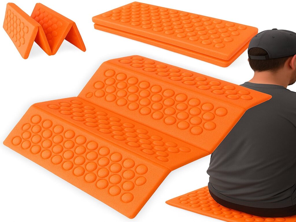 MATA DO SIEDZENIA SKŁADANA - pomarańczowy