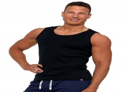 MORAJ TOP MĘSKI BEZ RĘKAWÓW BAWEŁNIANY - czarny M