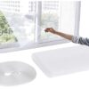 MOSKITIERA SIATKA NA DRZWI Z MAGNESEM + MOSKITIERA OKIENNA 150x130 + RZEP