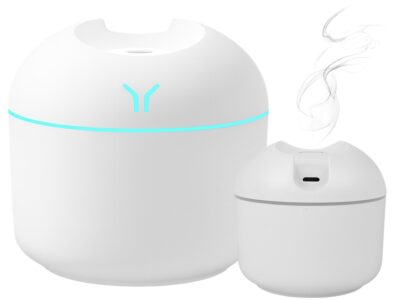 NAWILŻACZ POWIETRZA USB 250ML - biały