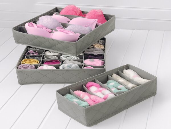 ORGANIZER NA BIELIZNĘ 3 CZĘŚCIOWY ZESTAW